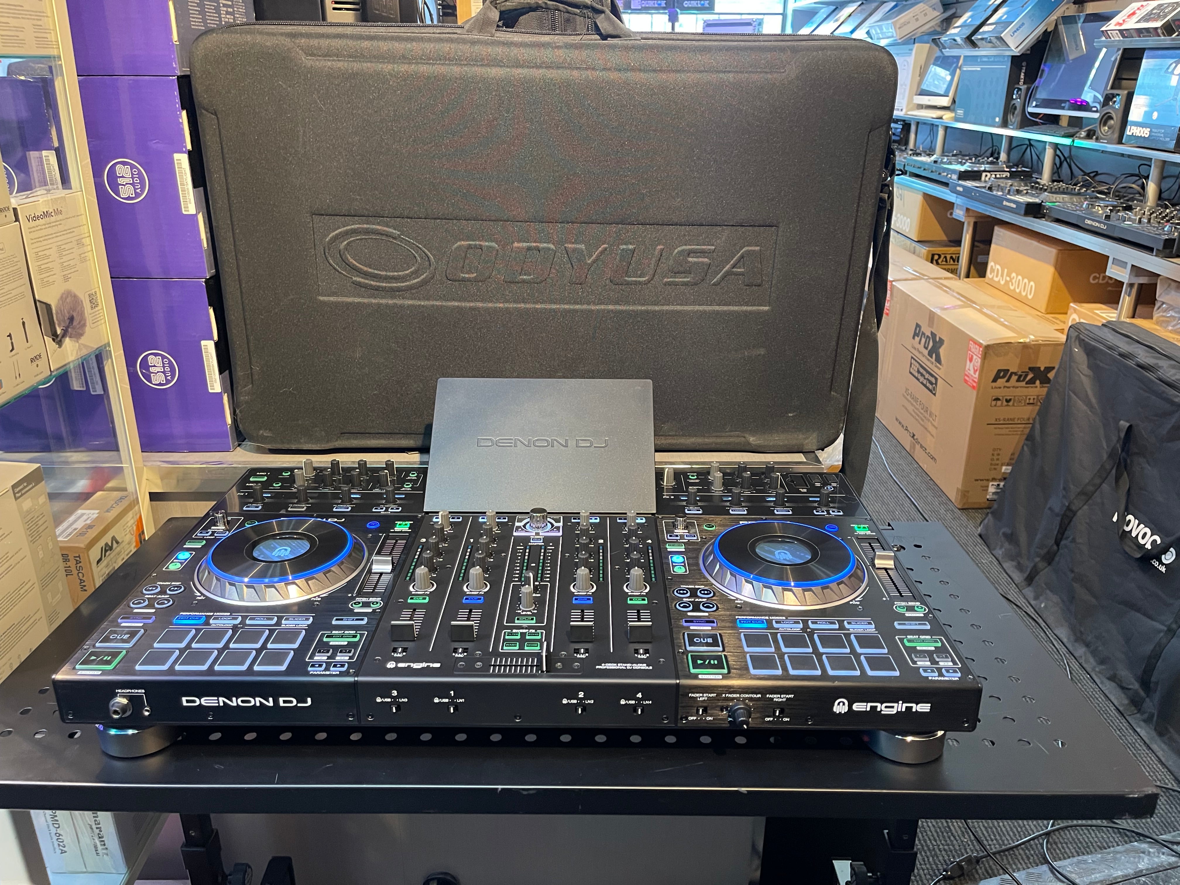 DENON DJ PRIME 4 WITH SOFT CASE  (Preowned-Super clean - 30 days warranty)