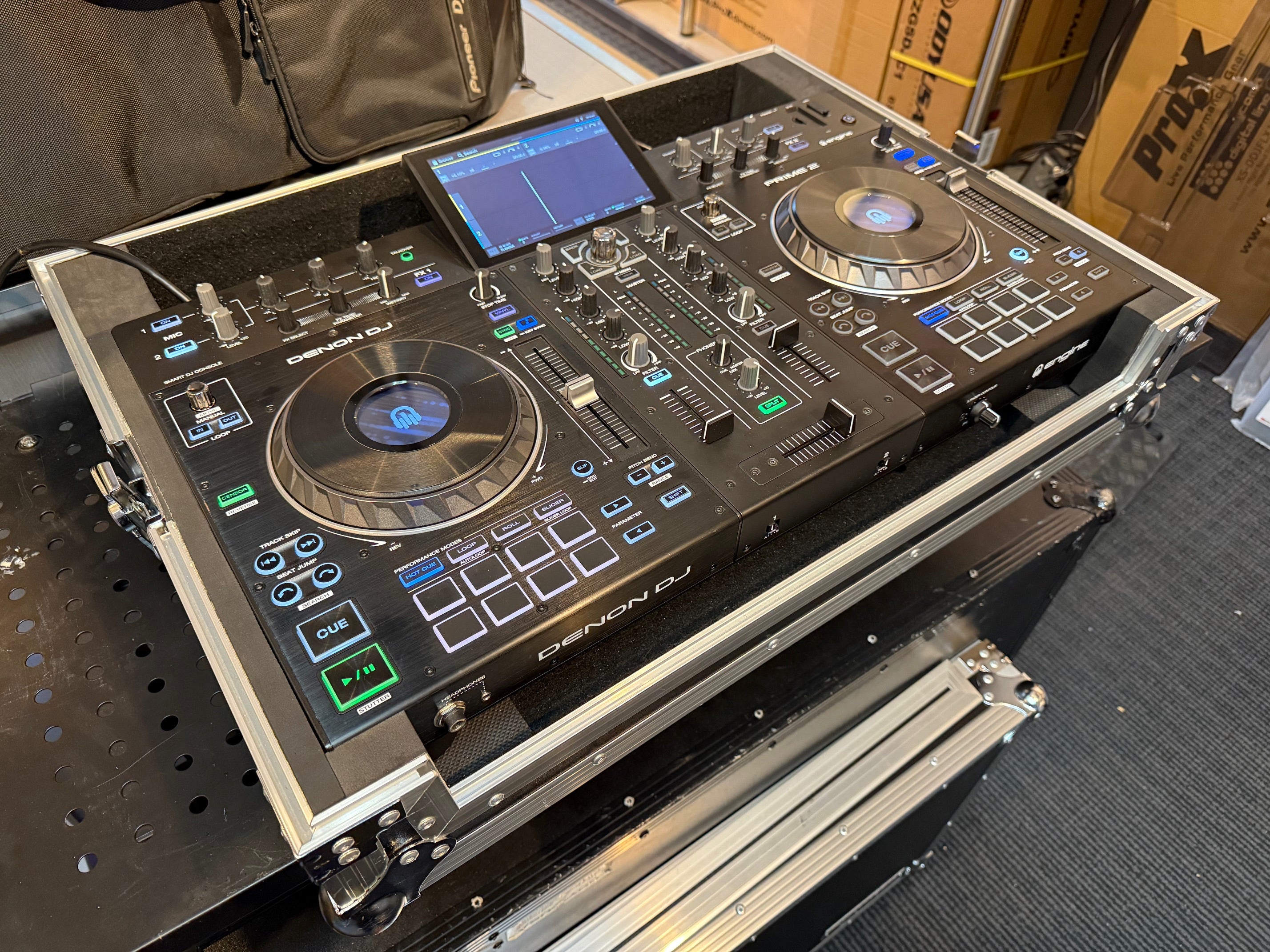 DENON DJ PRIME 2 With CASE (Pre owned mint condition - 30 days warranty)