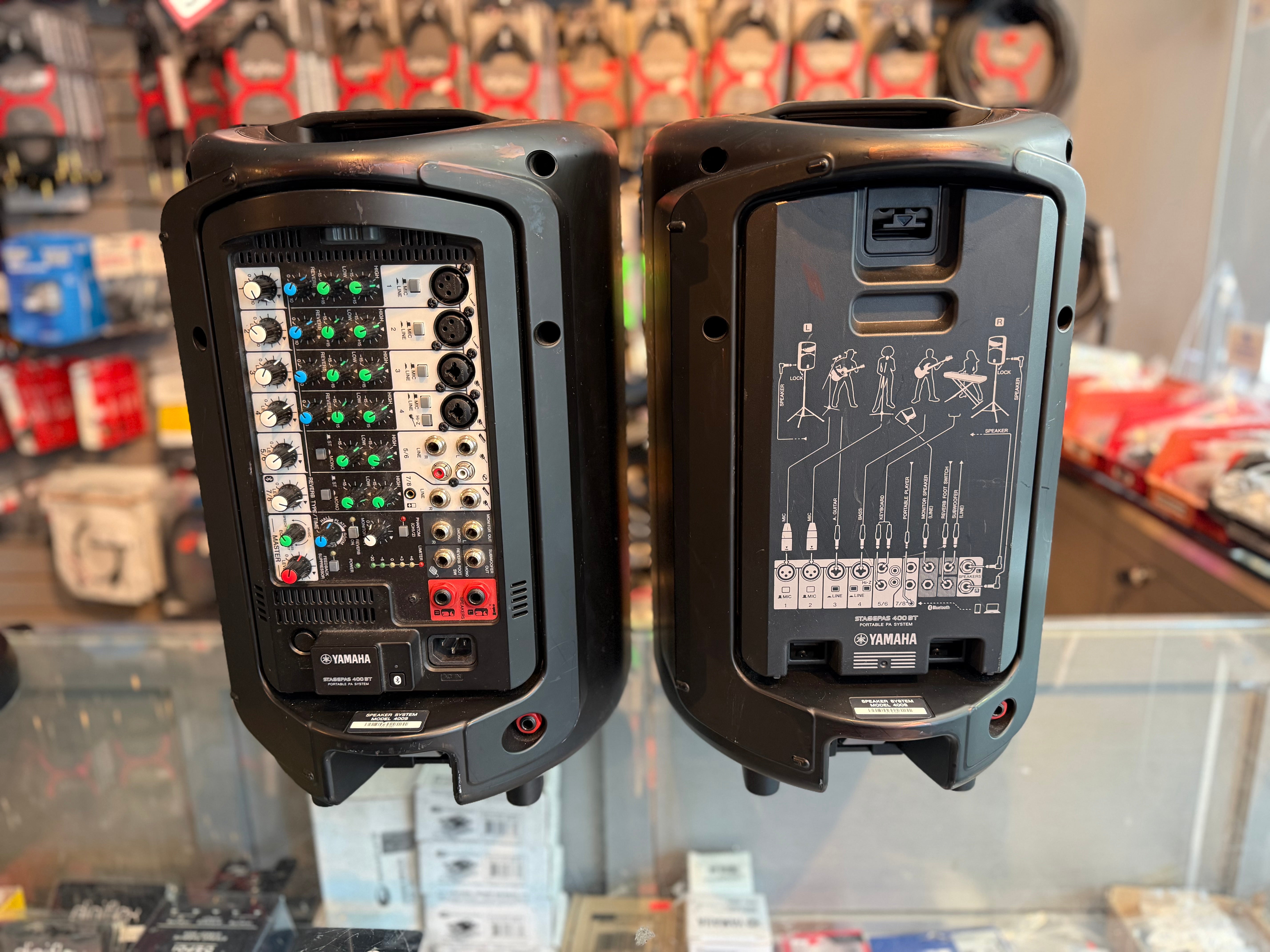 YAMAHA STAGEPAS 400BT (Pre owned - super clean - 30 days warranty)  Portable system 400 watt BLUETOOTH (Copie)