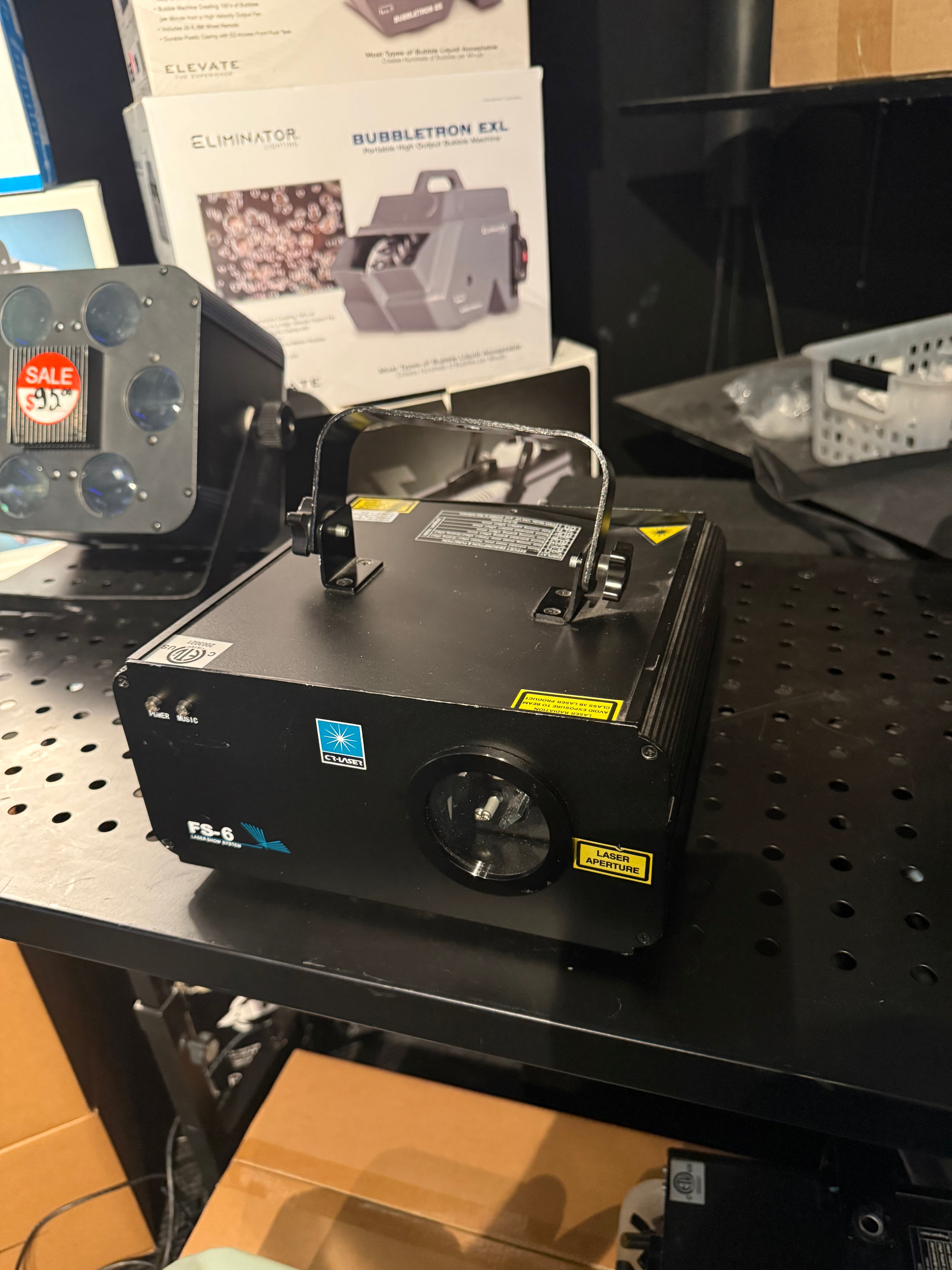 CR LASER FS6-RGY / 140 mW RGY (Used) 100mW Red + 40mW Green