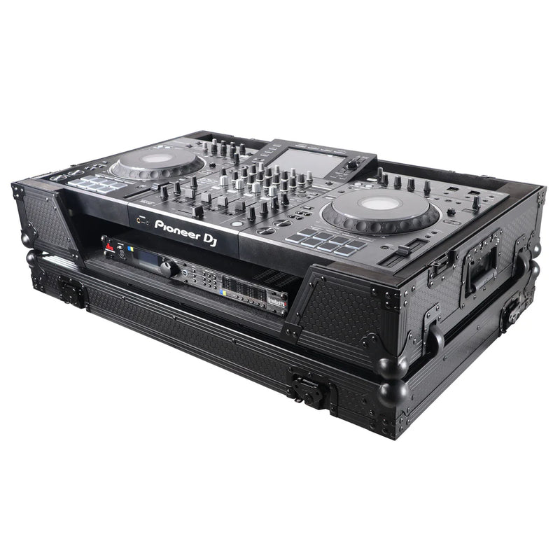 PRO-X- XS-XDJXZ WBL - ProX XS-XDJXZWBL Flight Case for Pioneer XDJ-XZ Standalone DJ System w/ Wheels - Black on Black