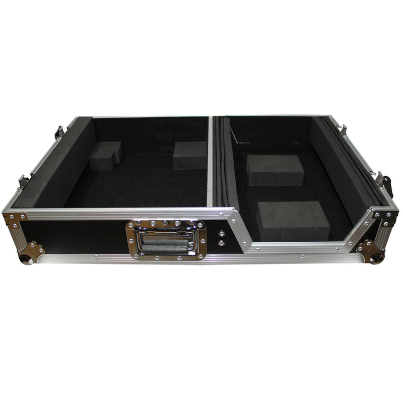 PRO-X- XS-TMC1012W - ProX XS-TMC1012W Flight Case for Single Turntable In Battle Mode & 10 Inch or 12 Inch Mixer