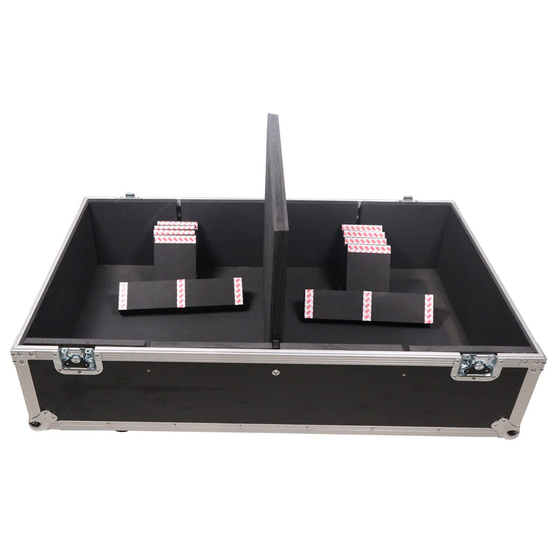 PRO-X- XS-SP2X441917W - ProX XS-SP2X441917W Dual Speaker Flight Case for 2x QSC KW153 RCF TTL6-A