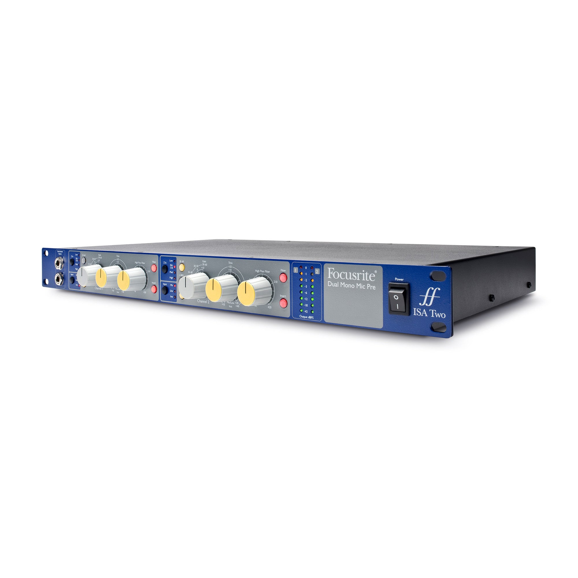 FOCUSRITE ISA TWO - Two channels of classic Focusrite mic pres