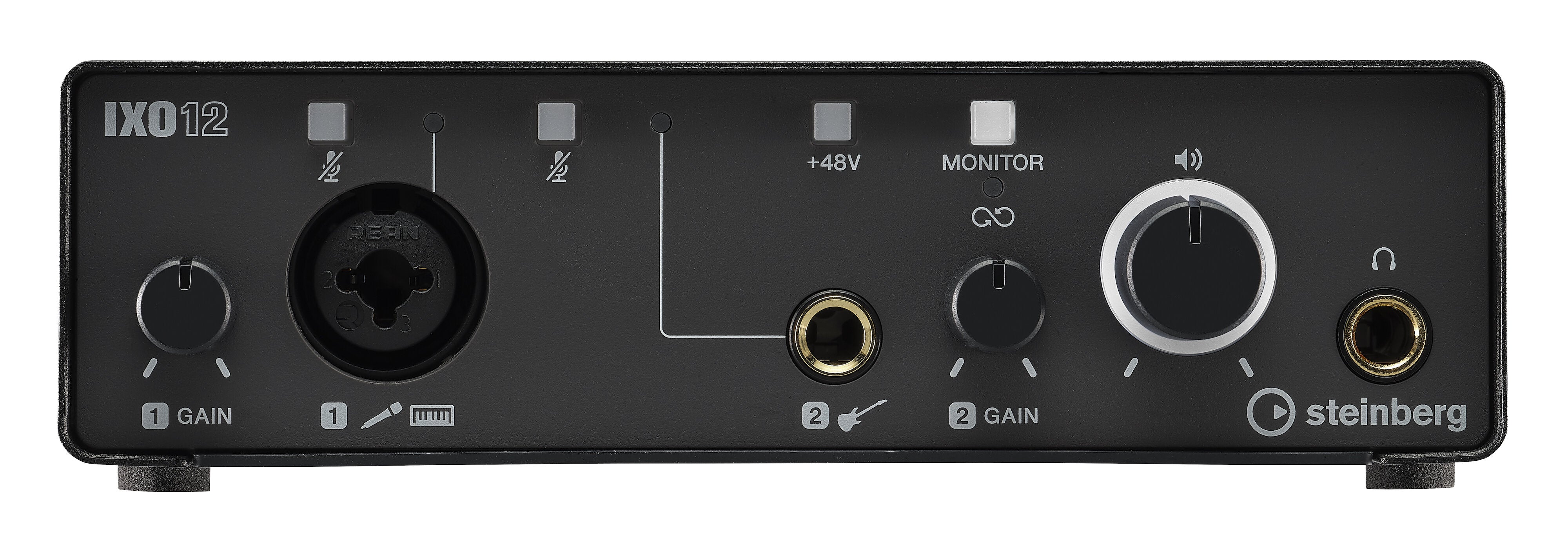 STEINBERG IXO12B PS - Steinberg IXO12 USB-C Audio Interface Podcast Pack (Black).