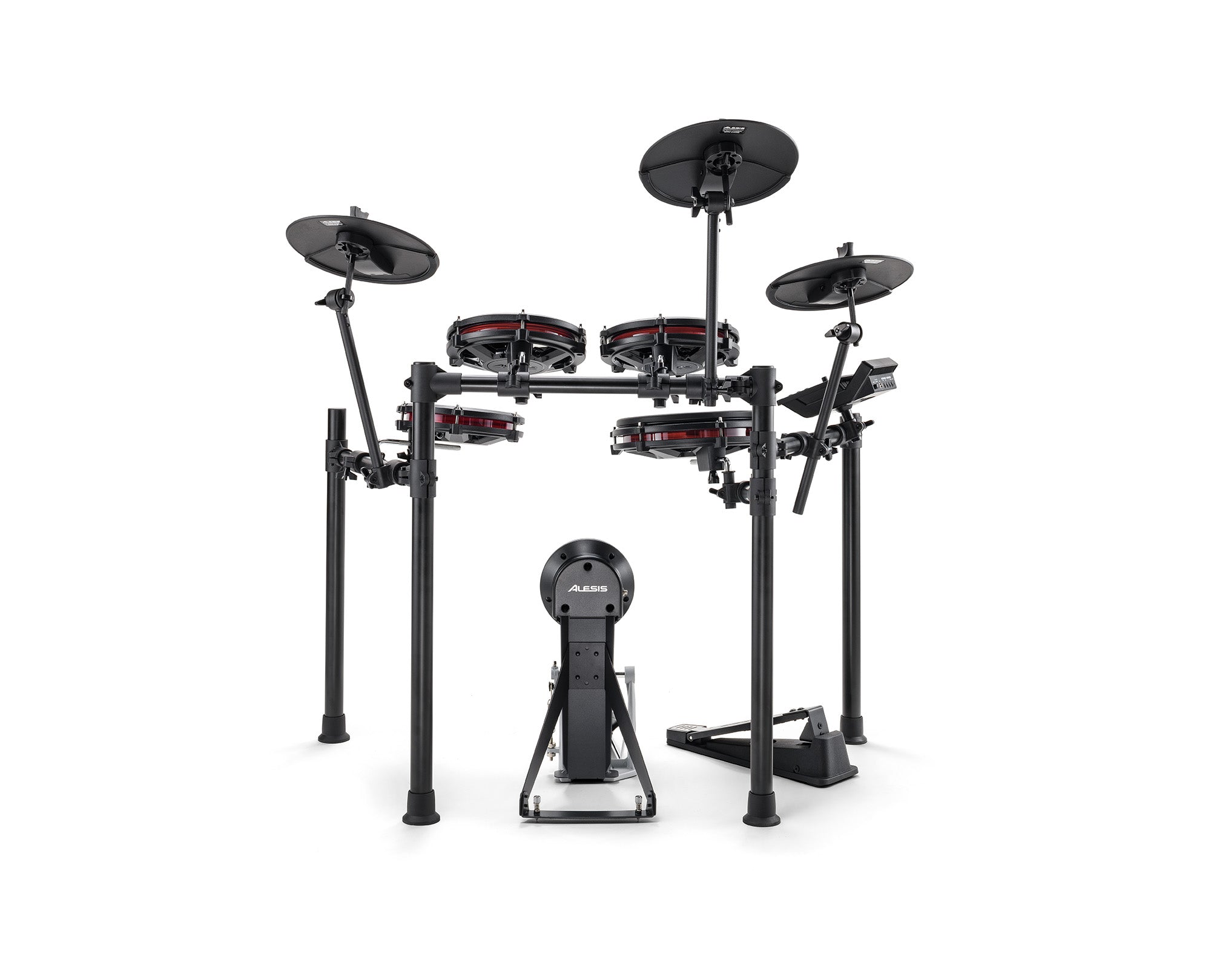 ALESIS NITROMAX KIT - Eight Piece Electronic Drum Kit with Mesh Heads and Bluetooth