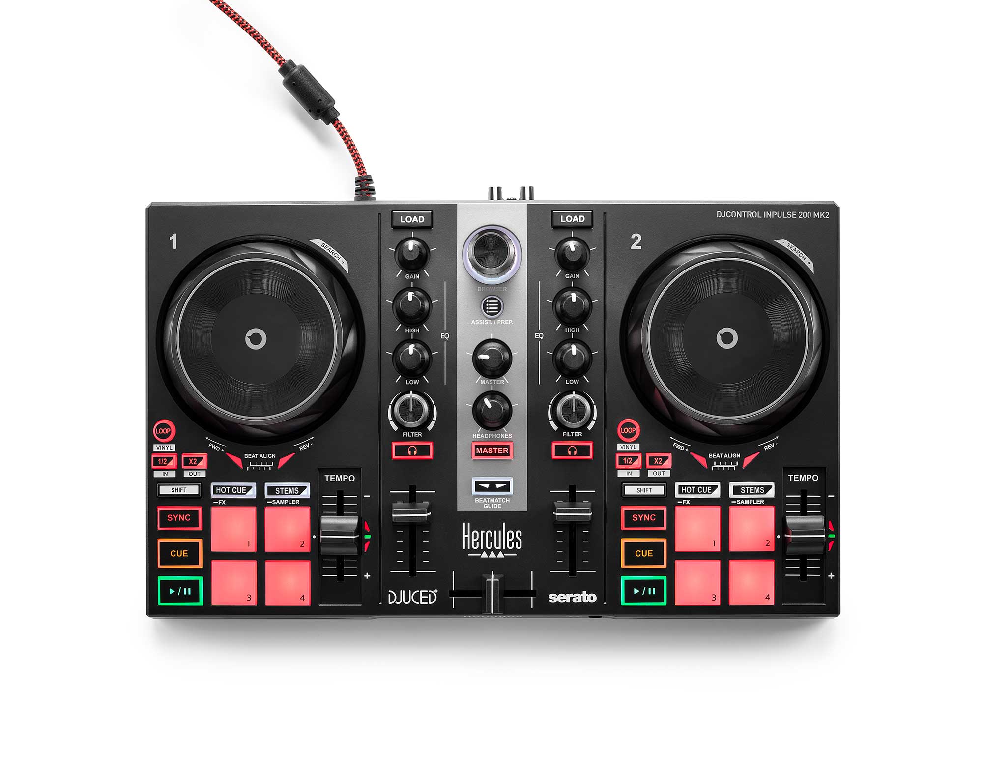 HERCULE DJ DJCONTROL-INPULSE 200MK11 - DJ Controller for beginner