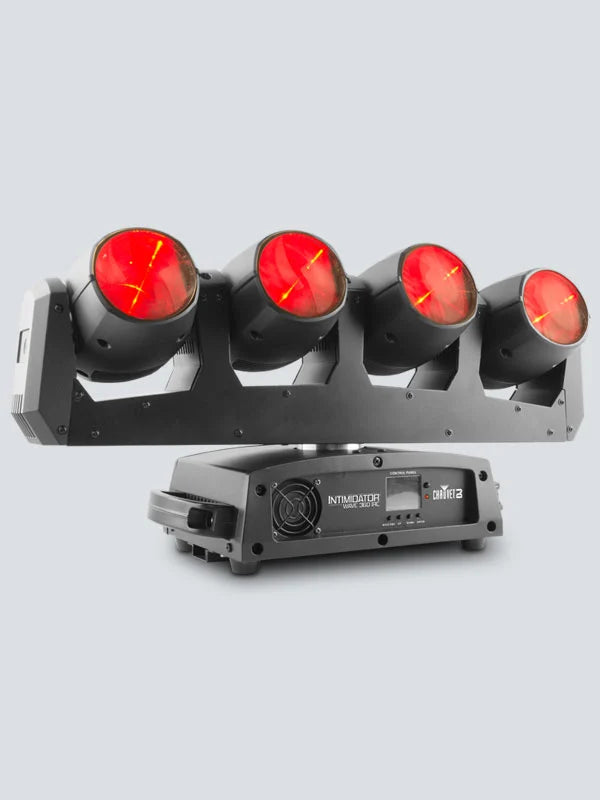 CHAUVET INTIMWAVE360-IRC LED - Chauvet DJ INTIMIDATOR WAVE 360 Stunning Moving Light Array With 4 Independently Controlled Heads On A Rotating Base