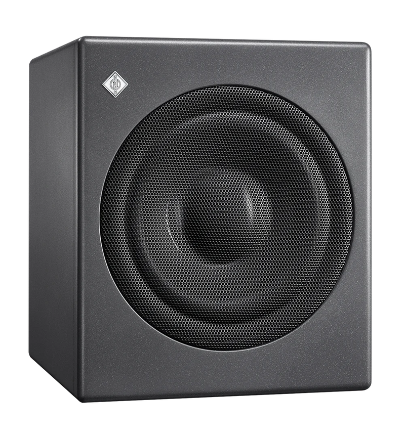 Neumann KH 750 DSP Active DSP Subwoofer, 10" driver, 48.4 liters, 256 W, 105 dB SPL, 18 - 750 Hz, anthracite metallic, 100-240 VAC, 3 Mains cables (EU, UK, US)