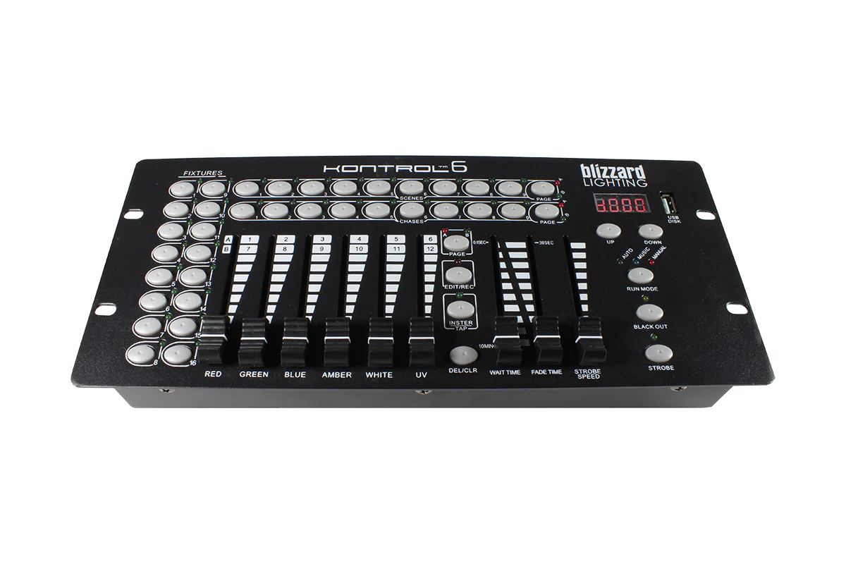 BLIZZARD KONTROL 6 (New-open box) - Compact DMX Controller