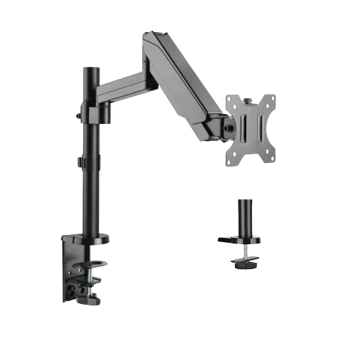 PRO-X- XZF-LT ARM BLK - ProX XZF-LTARM PKG BLK Laptop Tray and Bracket with Gas Spring Double Arm Fits 17" - 32" Monitors