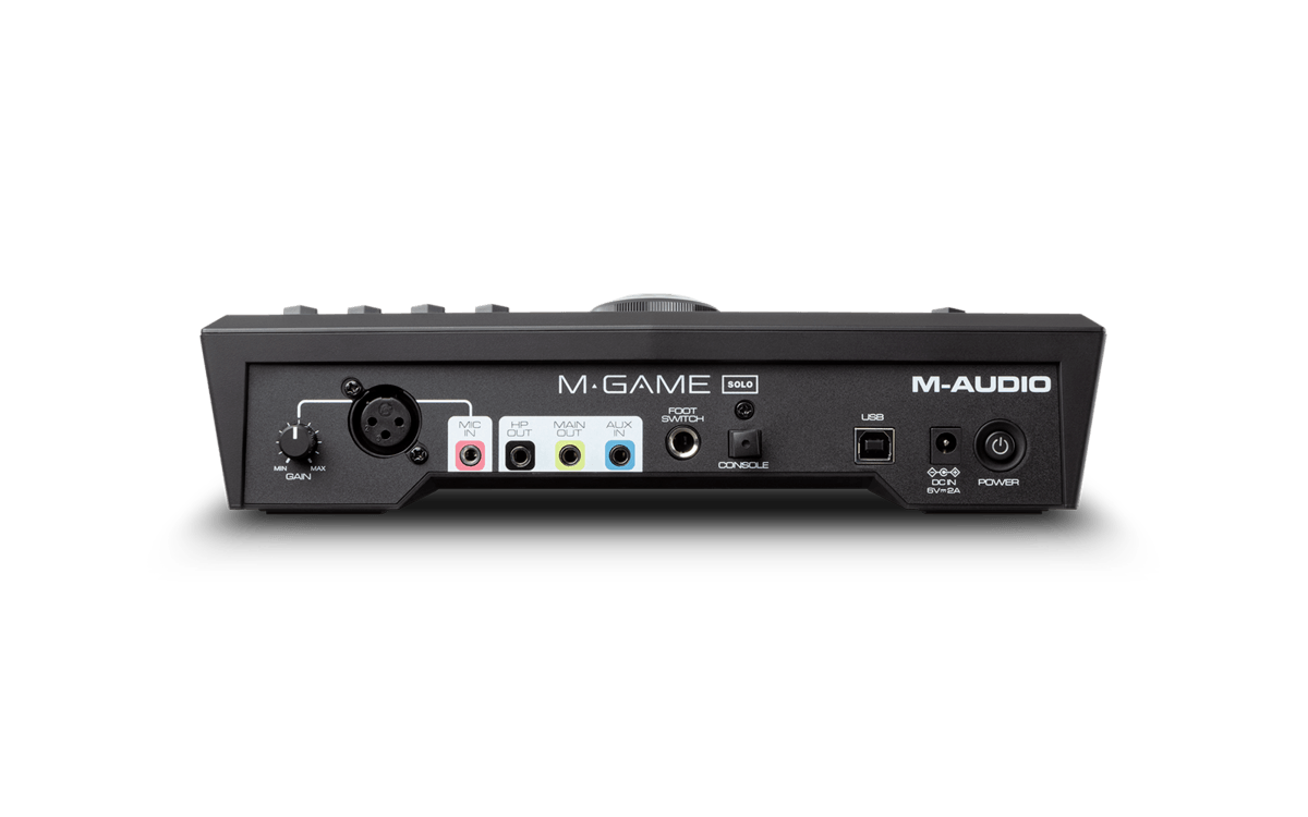 M-AUDIO MGAMESOLO - USB STREAMING MIXER/INTERFACE WITH LED LIGHTING, VOICE EFFECTS AND SAMPLER