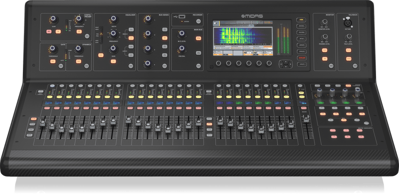 MIDAS M32 LIVE - Digital Console for Live and Studio with 40 Input Channels, 32 Midas PRO Microphone Preamplifiers and 25 Mix Buses and Live Multitrack Recording