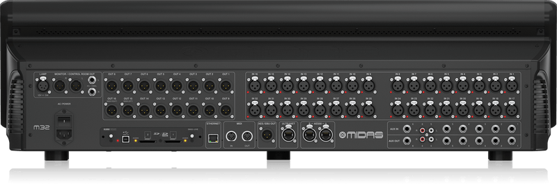 MIDAS M32 LIVE - Digital Console for Live and Studio with 40 Input Channels, 32 Midas PRO Microphone Preamplifiers and 25 Mix Buses and Live Multitrack Recording