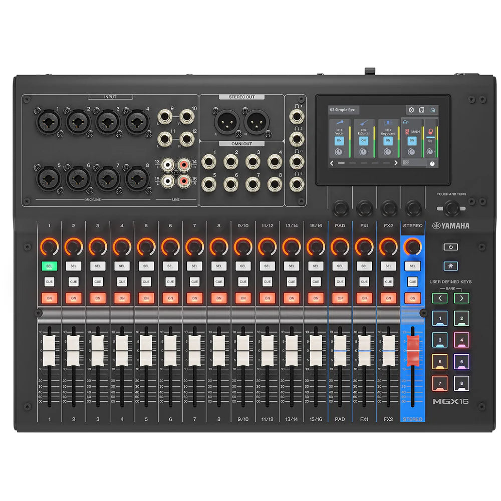 YAMAHA MGX16V - 22-Channel Digital Mixing Console with Video Interface