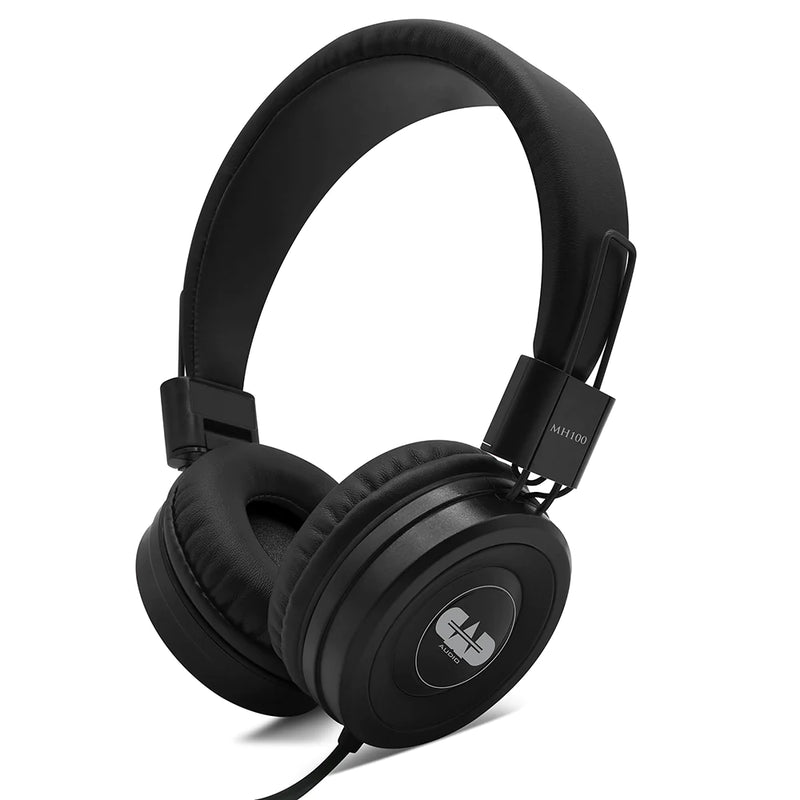 CAD AUDIO MH100 Closed-back Studio Headphones 40mm Drivers-Black - CAD MH100 Studio Headphones (Black)