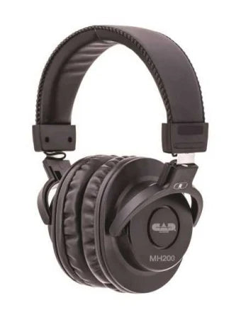 CAD AUDIO MH200 Closed-back Studio Headphones 50mm Drivers - Black - CAD MH200 Closed-Back Studio Heaphones