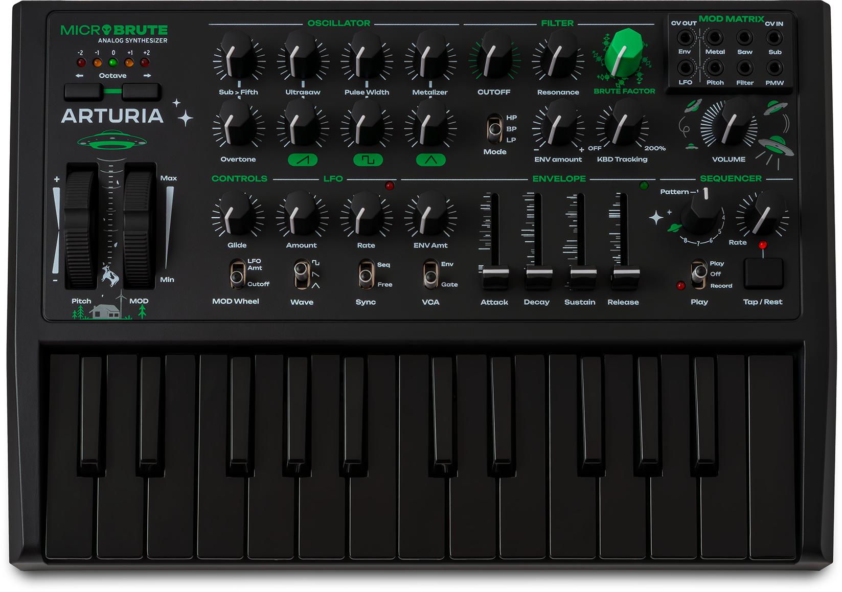 ARTURIA MicroBrute UFO Edition - Limited-edition analog monosynth