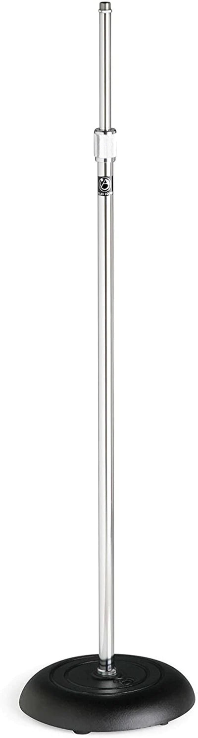 Shure MS-10C Microphone Stand - Shure MS-10C - Leader Stand Series Round Base Microphone Stand (Chrome)