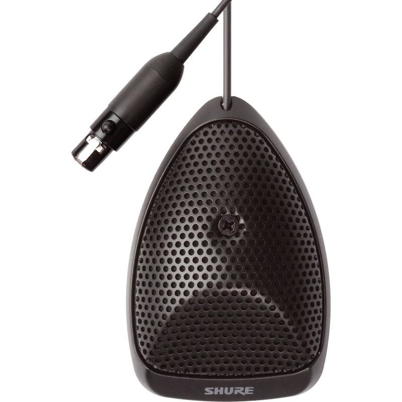 Shure MX391/S Microphone Boundary - Shure MX391/S Microflex Supercardioid Boundary Microphone (Black)