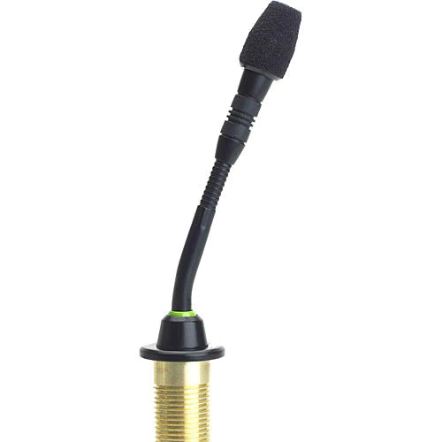 Shure MX405R/N Microphone Gooseneck - Shure MX405R/N 5-inch Gooseneck Mic with Surface Mount Preamplifier (LED Ring) (No Capsule)