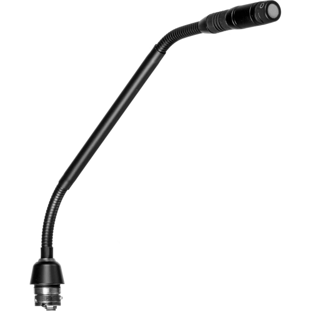 Shure MX410RLPDF/C Microphone Gooseneck - Shure MX410RLPDF/C 10" Cardioid Dualflex Gooseneck Microphone with Red Light Ring