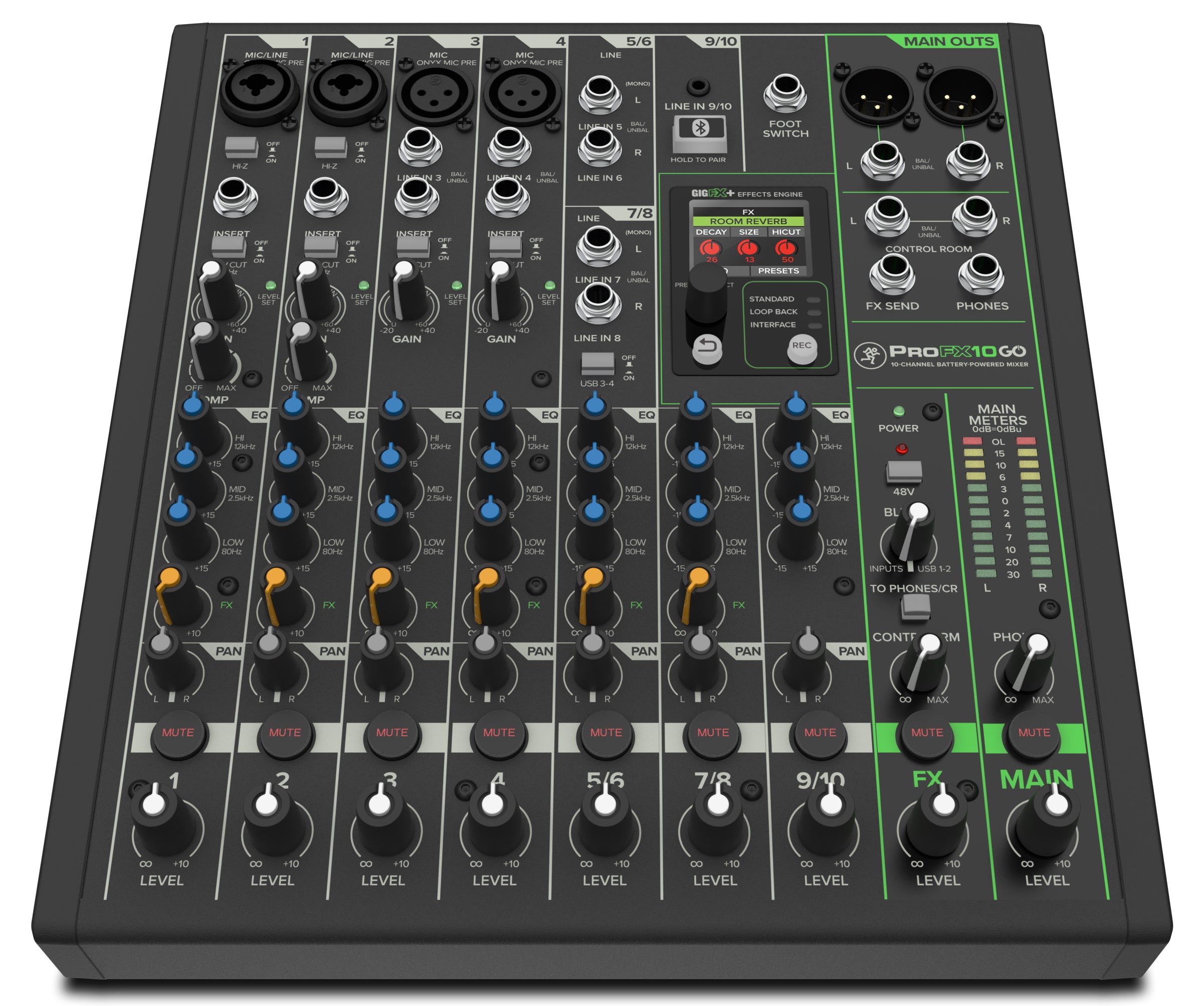 MACKIE PROFX10GO - Battery powered mixer