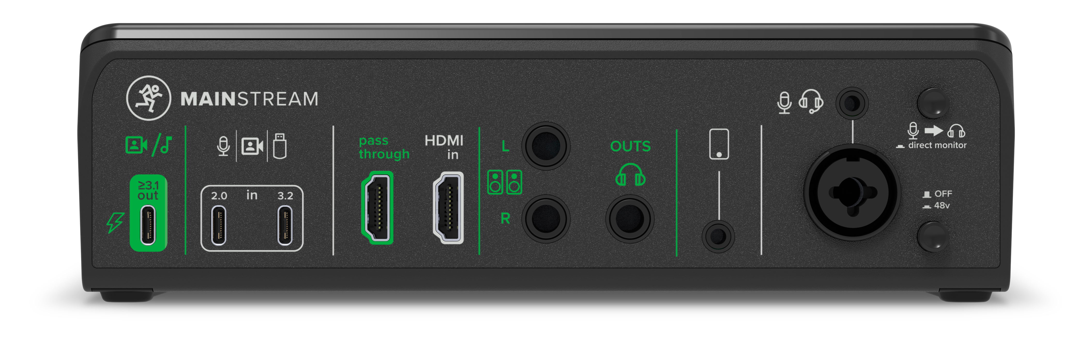 MACKIE MAC-MAINSTREAM - Complete Live Streaming and Video Capture Interface With Programmable Control Keys