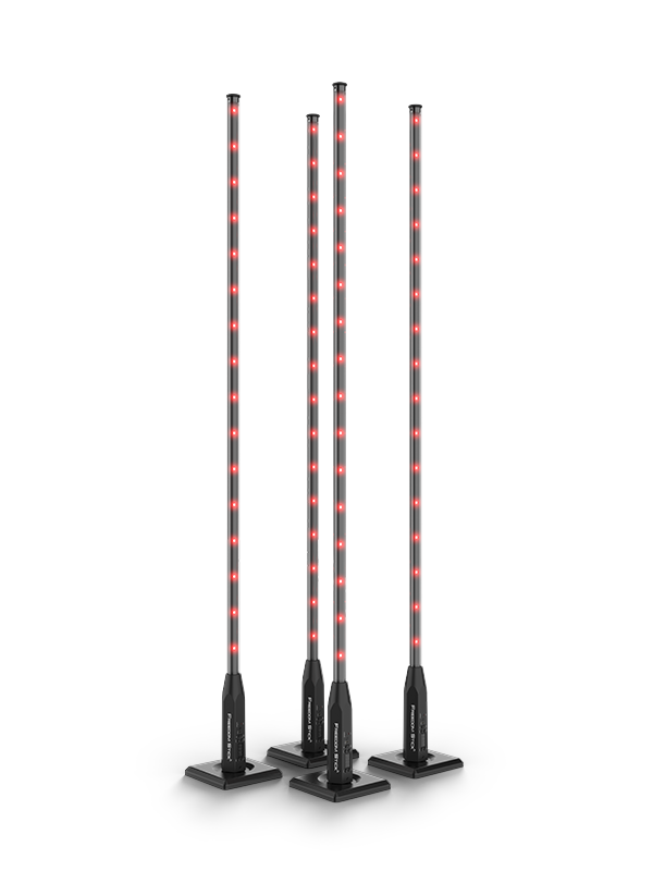 CHAUVET FREEDOM-STICK-X4 Free-standing - Chauvet DJ FREEDOM-STICK-X4 Battery-Powered RGB LED Tube Kit with Stands & Case (4-Pack)