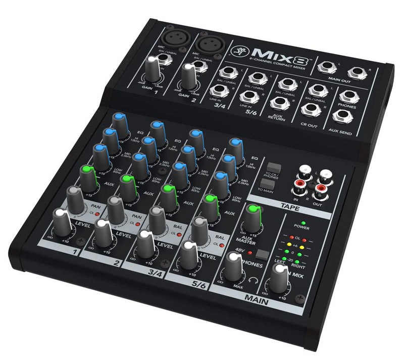 MACKIE MIX8 (NEW-OPEN BOX) Compact 8 channels mixer