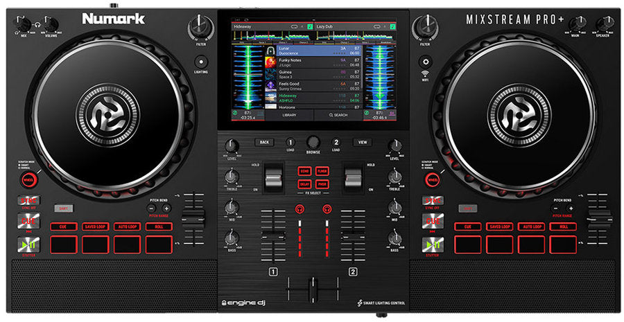 NUMARK MIXSTREAM PRO+   - Standalone dj controller with built-in speaker