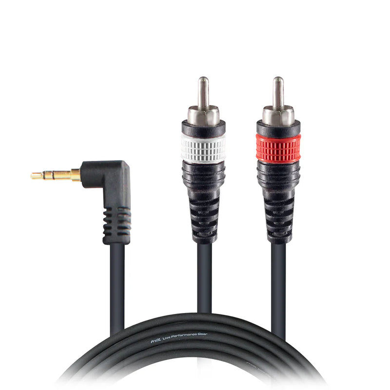 PRO-X- XCP-CMR06 - ProX XCP-CMR06 6 Ft.1/8" 3.5mm Mini TRS to Dual RCA Male Audio Cable