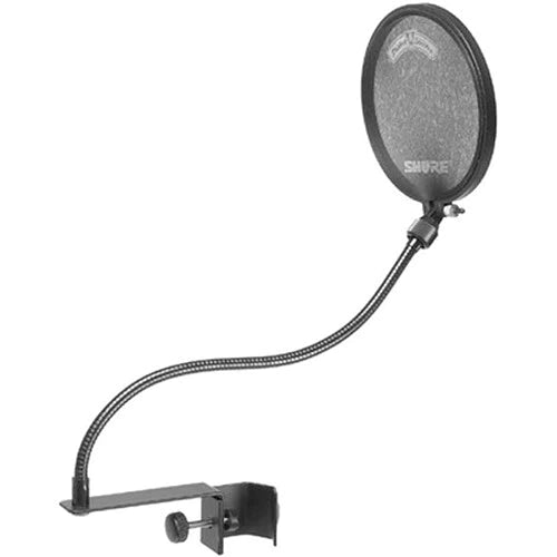 Shure PS-6 Microphone Windscreen - Shure PS-6 - Popper Stopper Pop Filter, 6"/4-Layer Screen, Gooseneck and Clamp