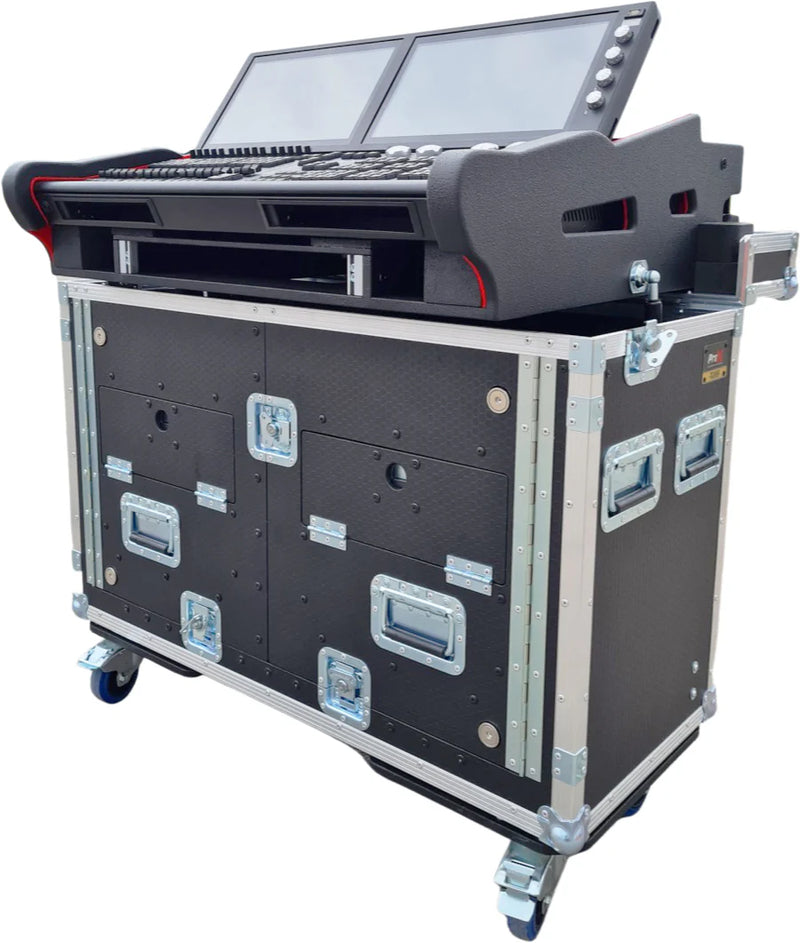 PRO-X- XZF-CH MQ500M 2X 1U - ProX XZF-CH MQ500M 2X 1U Hydraulic Console Case for ChamSys MagicQ MQ500M with 2U Rack Space