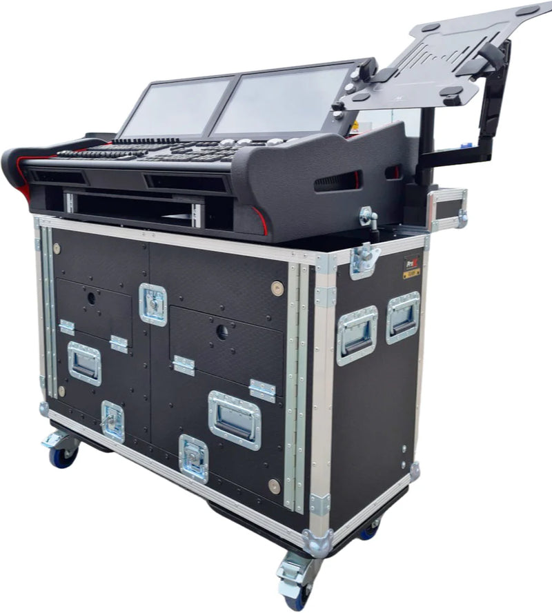 PRO-X- XZF-CH MQ500M 2X 1U - ProX XZF-CH MQ500M 2X 1U Hydraulic Console Case for ChamSys MagicQ MQ500M with 2U Rack Space