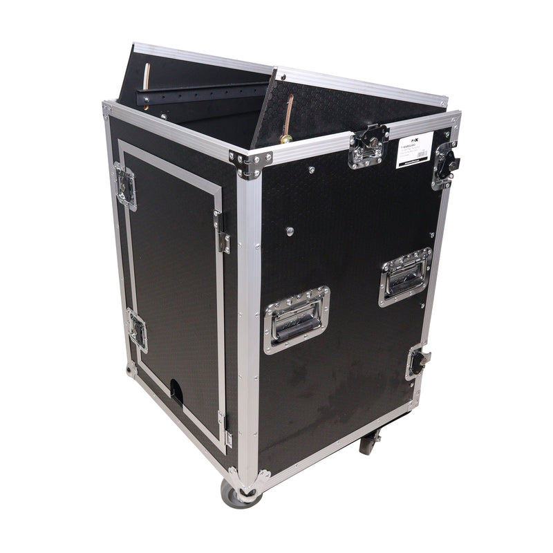 PRO-X- T-16MRLT MK2 - ProX T-16MRLT DJ Combo Flight Case w/ Laptop Shelf