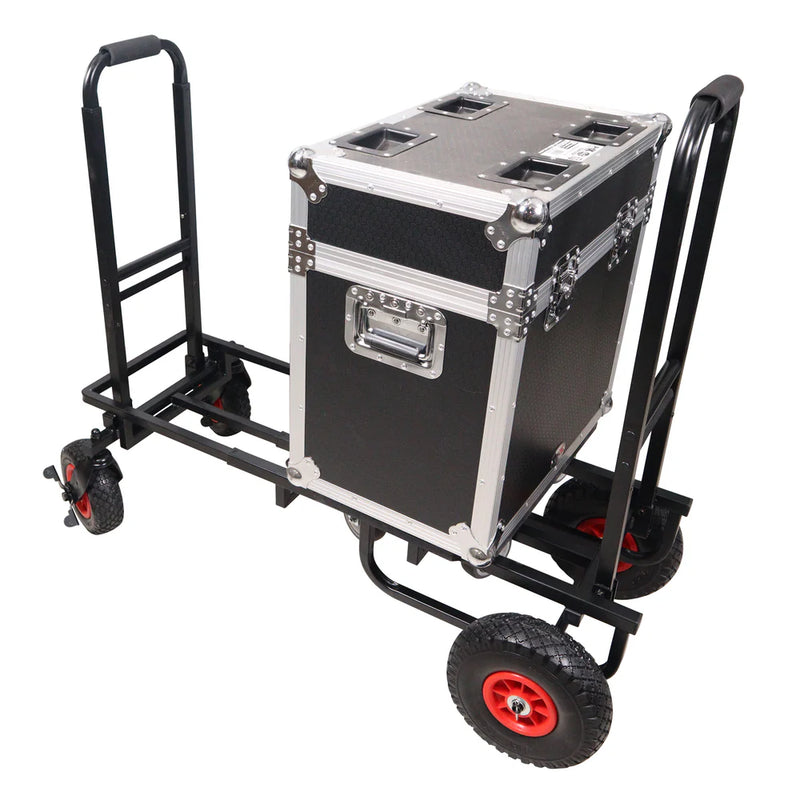 PRO-X- X-ROLLNRUN - ProX X-ROLLNRUN ROLL & RUN Folding 8-in-1 Multi-Cart Rolling Utility Dolly Height Adjustable Rolling Hand Truck