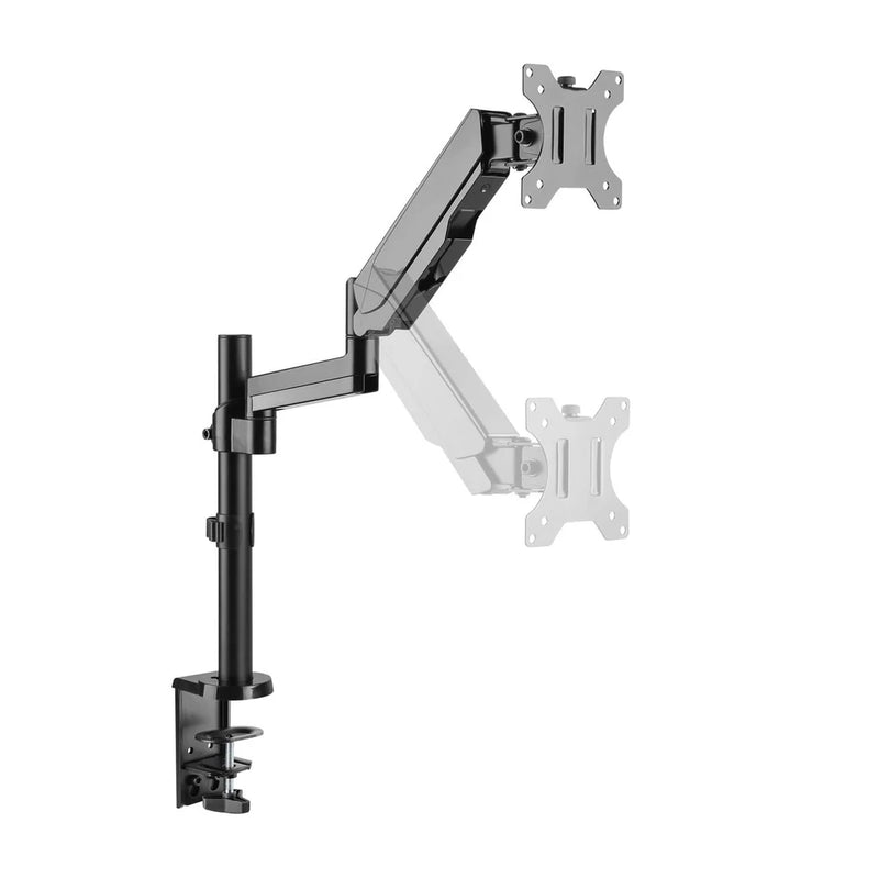 PRO-X- XZF-LT ARM BLK - ProX XZF-LTARM PKG BLK Laptop Tray and Bracket with Gas Spring Double Arm Fits 17" - 32" Monitors