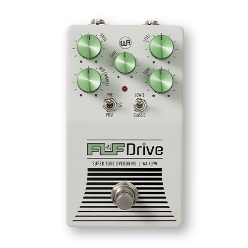 WARM WA-FLFT - Fluff Drive Amp-Driving Overdrive Pedal With Modded Mid Enhance, Low Boost, & Variable Noise Gate Controls