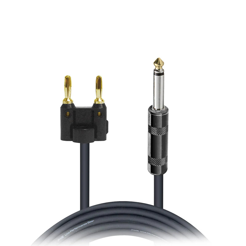 PRO-X- XC-QB50 - ProX XC-QB50 50 Ft.1/4" TS-M to Banana High Performance Speaker Cable 12-AWG