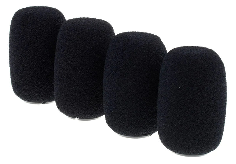 Shure RK412WS Microphone Windscreen - Shure RK412WS Windscreens for Shure MX412 & MX418 Microphones (Set of 4)