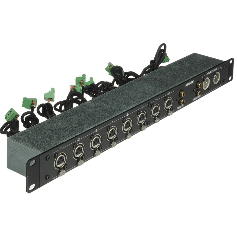 Shure RKC800 Rack Panel - Shure RKC800 Rack Mountable XLR Expansion Kit for Shure SCM800 and 810 Mixers