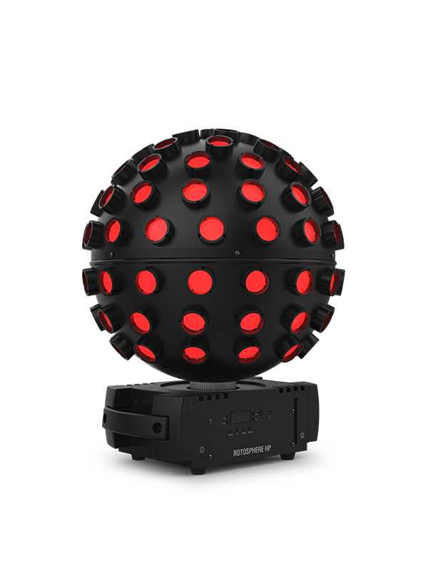 CHAUVET ROTOSPHEREHP LED - high-powered LED EFFECT - Chauvet DJ ROTOSPHEREHP RGBA+CMYO LED Mirror Ball Simulator