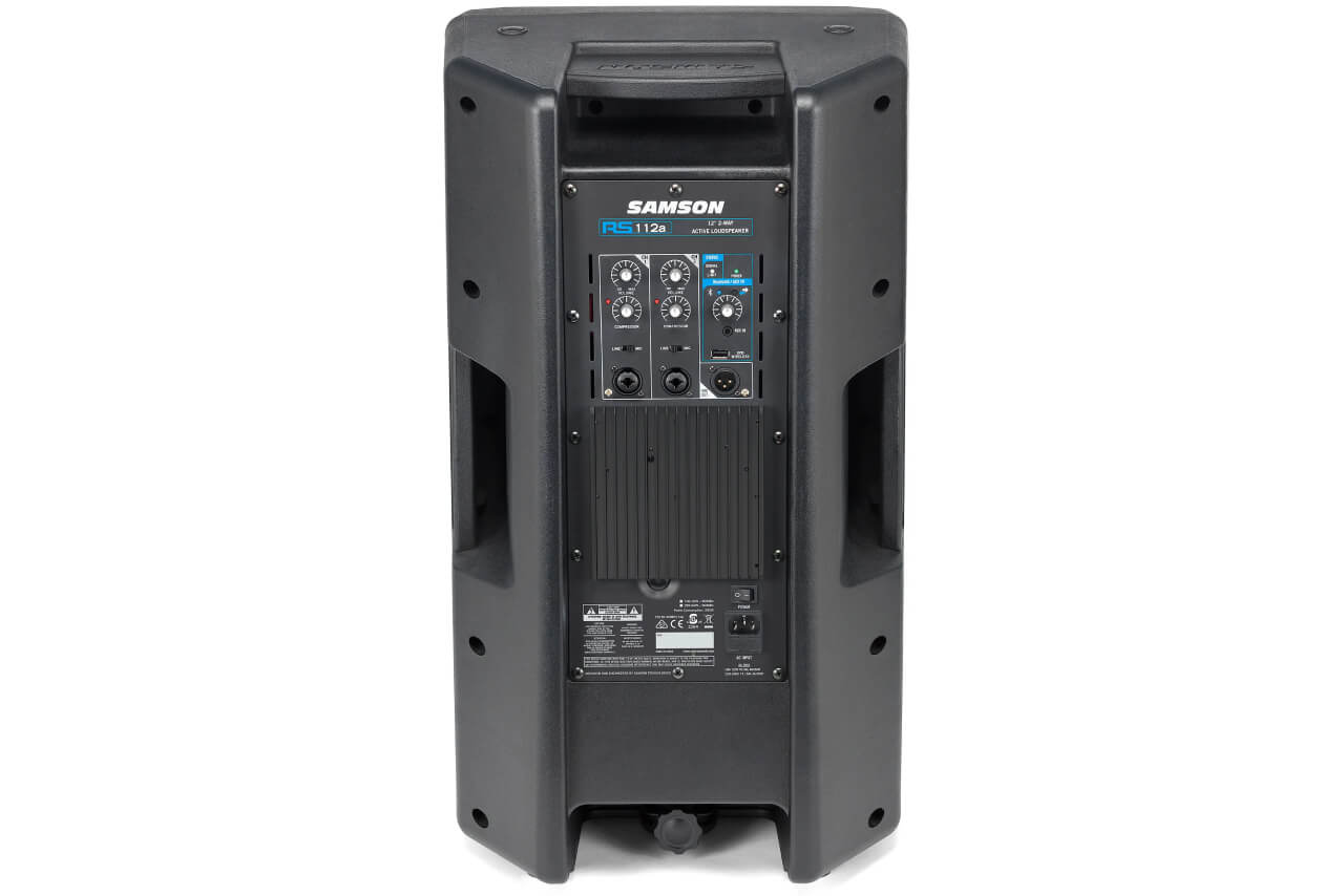 SAMSON RS112A - 400W 12" 2-Way Active PA Cabinet with Bluetooth