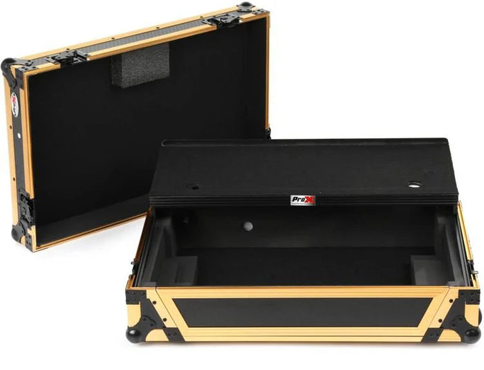 PRO-X- XS-RANE ONE WLT FGLD - ProX XS-RANEONE WLT FGLD ATA Flight Style Road Case for RANE ONE DJ Controller (Limited Edition Gold)