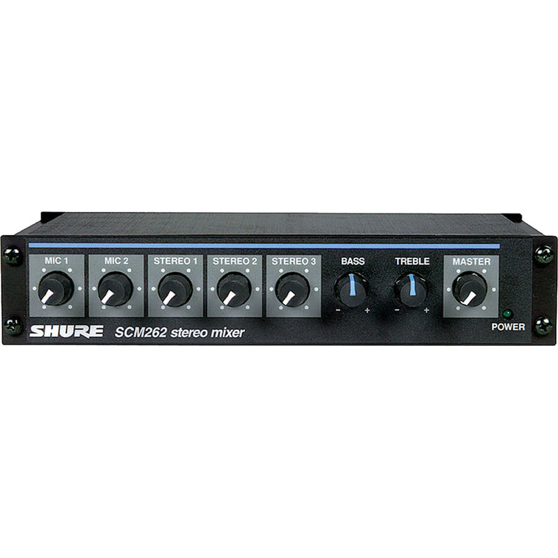 Shure SCM262 Mixer Professional - Shure SCM262 Stereo Microphone Mixer