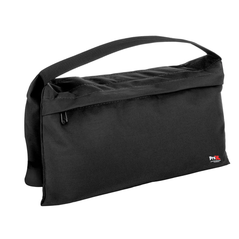 PROX-XB-SANDBAG50 - ProX XB-SANDBAG50 50lb Capacity Black Double Zipper Saddlebag Sandbag - Empty