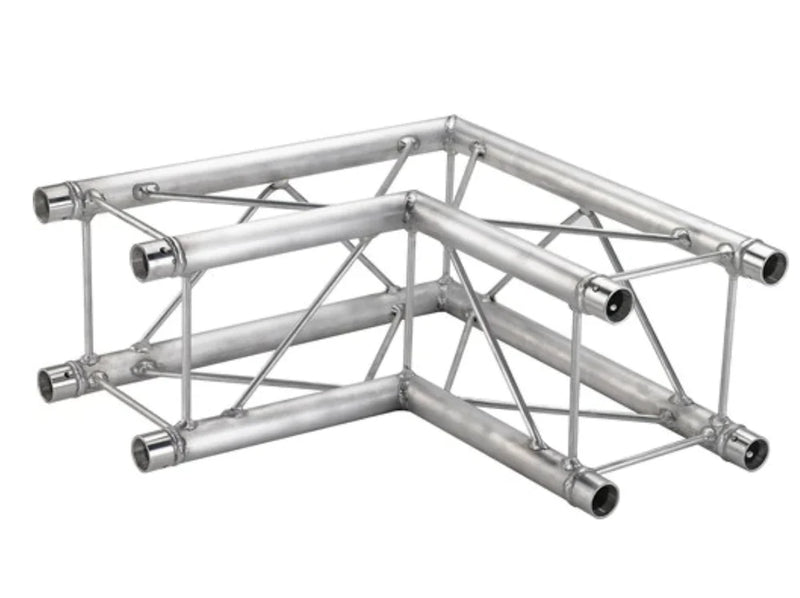 Global Truss F24-SQ-C21 GTR Square Truss - Global Truss F24-SQ-C21 - 2-Way 90° Corner for F24 Square Truss System (1.64')