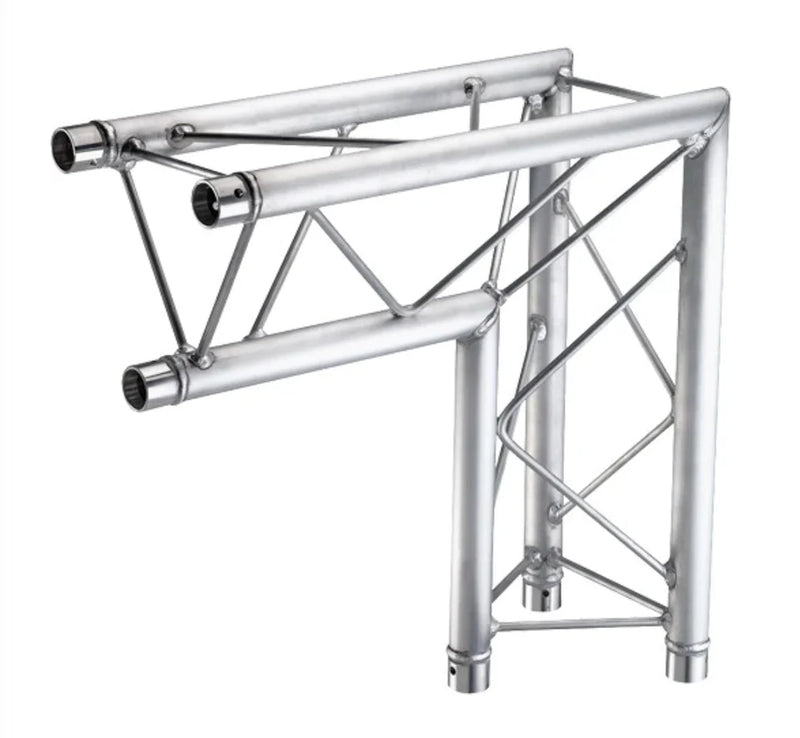 Global Truss F23-TR-96116-25 GTR Triangle Truss - Global Truss F23-TR-96116-25 - 2-Way 90° Apex In Corner for F23 Triangular Truss System (1.64')