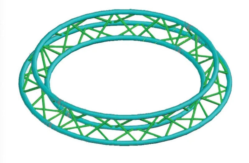 Global Truss F33-TR-C1.5-180 GTR Triangle Truss - lobal Truss F33-TR-C1.5-180 - Truss Circle for F33 Triangular Truss System (4.92')